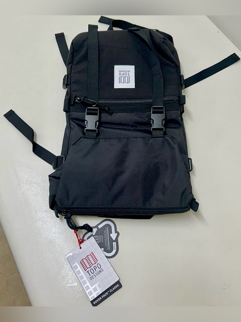 Topo Designs Black 20 Liter Rover Backpack - Picture 5 of 16